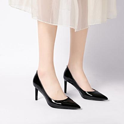 Black Patent Leather Pumps