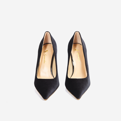 Black Cashmere Pumps