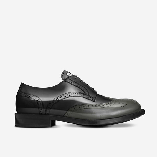 Men Black Patent Leather Shoes