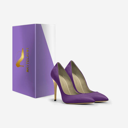 Purple Eco-Leather Pumps