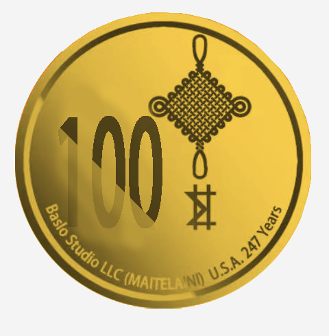 MAITELAINI 100 Denomination Golden Coin