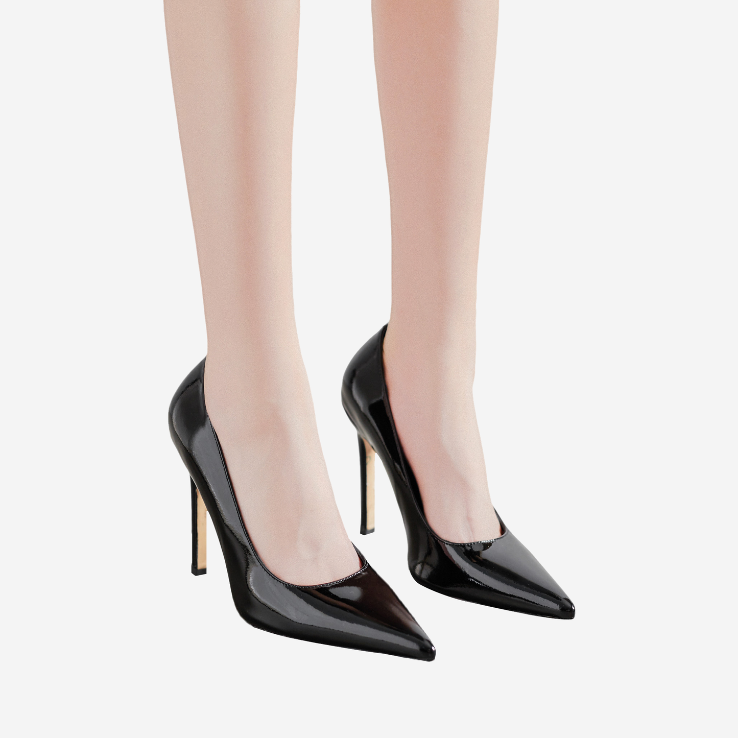 Black Patent Leather Pumps