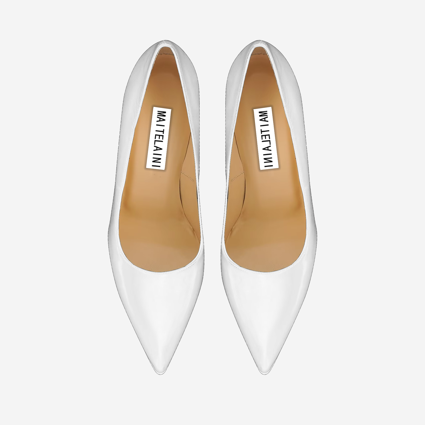 Ivory Leather Pumps